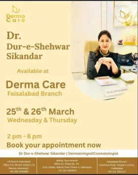 Dr Dur-e-shahwar sakinder